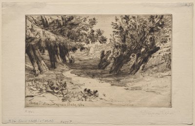 La Promenade des amoureux (La deuxième planche) - Francis Seymour Haden