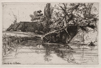 La Maison du Fossé, 1865 - Francis Seymour Haden