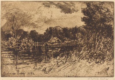 Le test à Longparish - Francis Seymour Haden