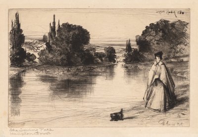 Le chemin de halage, 1864 - Francis Seymour Haden