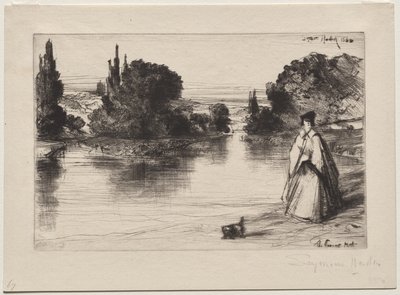 Chemin de halage - Francis Seymour Haden