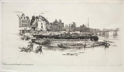 Maison de Whistler, Vieux Chelsea, 1863 - Francis Seymour Haden
