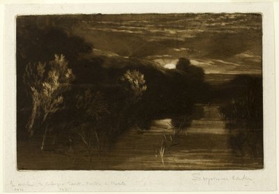Canal de Winchelsea - Francis Seymour Haden