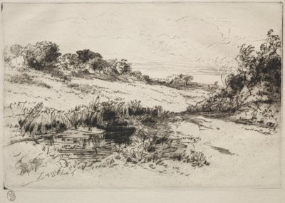 Colline du Moulin à Vent, n° 1, vers 1877 et plus tard - Francis Seymour Haden