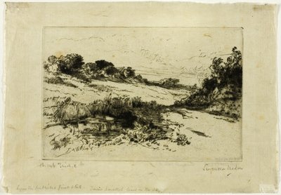 Colline du moulin, No. I - Francis Seymour Haden