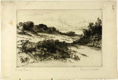 Colline du Moulin à Vent, No. I - Francis Seymour Haden