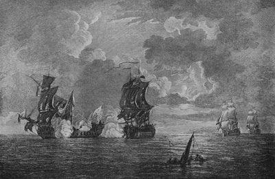 Capture du Foudroyant, vers 1760 - Francis Swaine