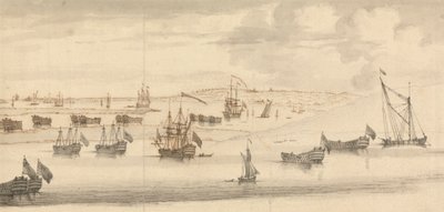 Hulks dans la Medway - Francis Swaine