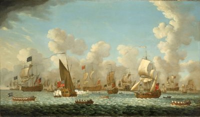 Magasin naval à Spithead (Angleterre), en 1767 - Francis Swaine