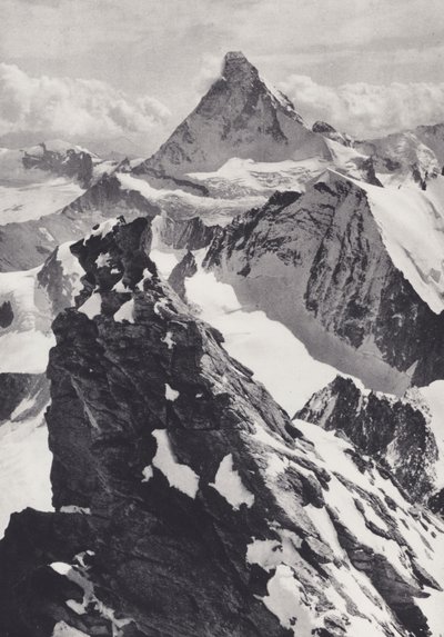 Alpes Pennines : Un gendarme sur le Zinal Rothhorn - Francis Sydney Smythe