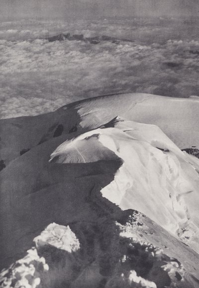 Chaîne du Mont Blanc : La crête sommitale du Mont Blanc - Francis Sydney Smythe