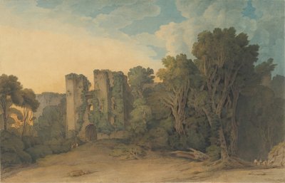 Château de Berry Pomeroy dans le comté de Devon, 1775-1805 - Francis Towne
