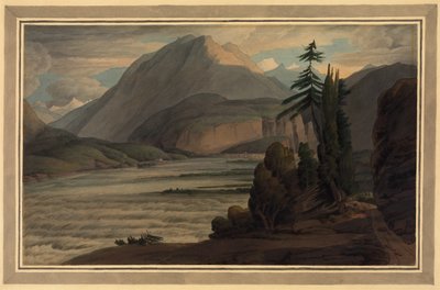 Dans la vallée des Grisons, 1781 - Francis Towne