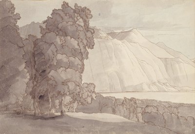 Paysage (Lac Léman) - Francis Towne