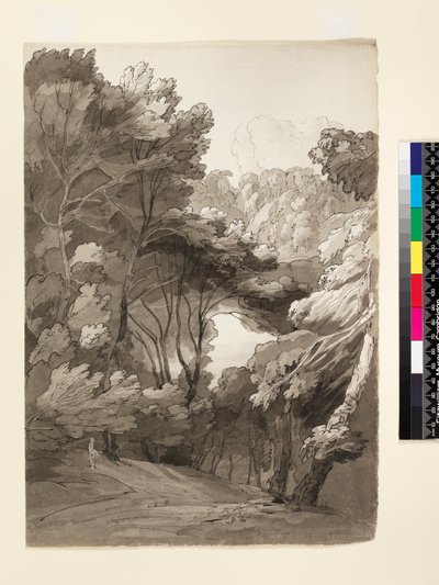 Un paysage boisé, 1788 - Francis Towne