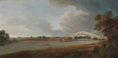 Vieux pont de Walton - Francis Towne