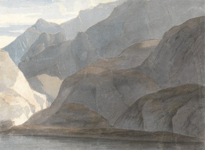 Sur le lac de Côme - Francis Towne