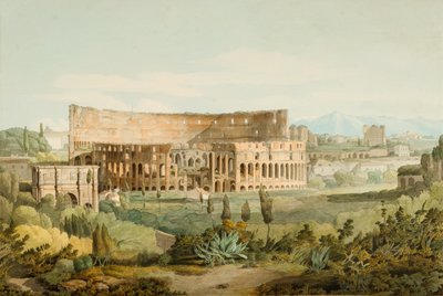 Le Colisée depuis les collines Caelian, 1799 - Francis Towne
