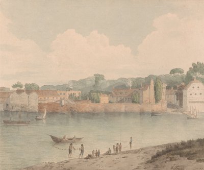 Escalier de Vauxhall, depuis Millbank, 5 juillet 1797 - Francis Towne
