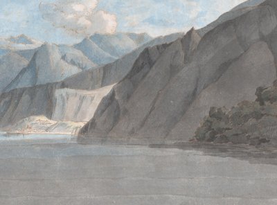 Vue du lac de Côme avec Monte Leoni, 27 août 1781 - Francis Towne