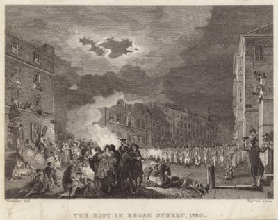 Émeute à Broad Street en 1780 - Francis Wheatley