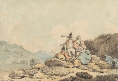 Soldats et paysannes - Francis Wheatley