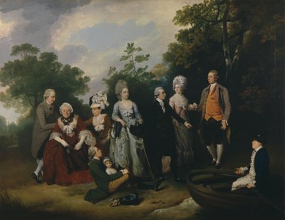 Les familles Oliver et Ward - Francis Wheatley