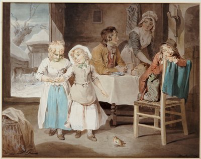 Le rouge-gorge apprivoisé, 1794 - Francis Wheatley