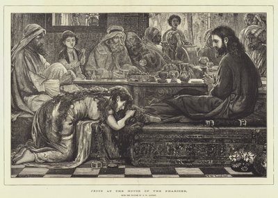 Jésus chez le Pharisien - Francis Wilfred Lawson