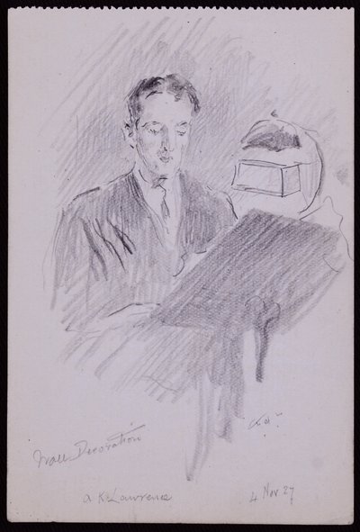 Portrait de AK Lawrence - Francis Wilfred Lawson