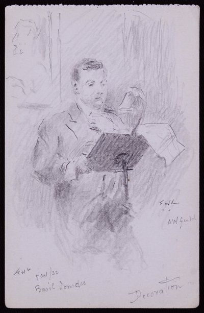 Portrait de Basil Ionides - Francis Wilfred Lawson