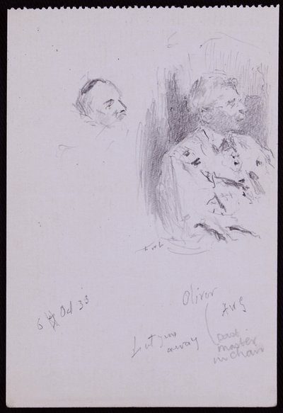 Portrait de Basil Oliver - Francis Wilfred Lawson
