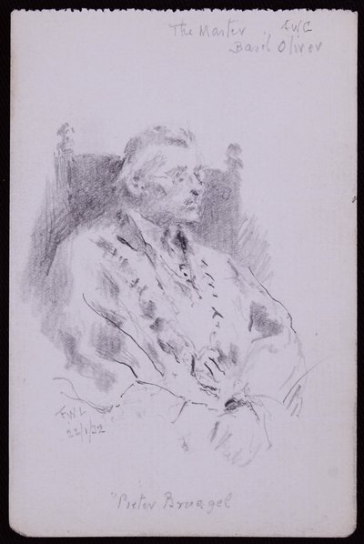 Portrait de Basil Oliver - Francis Wilfred Lawson