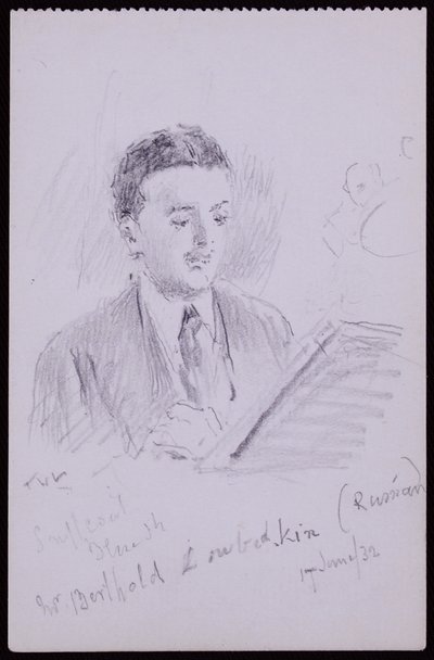 Portrait de Berthold Lubetkin - Francis Wilfred Lawson