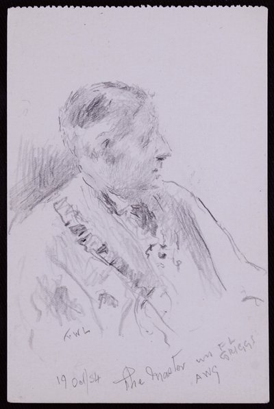 Portrait de FL Griggs - Francis Wilfred Lawson
