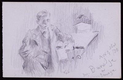 Portrait de FV Burridge - Francis Wilfred Lawson