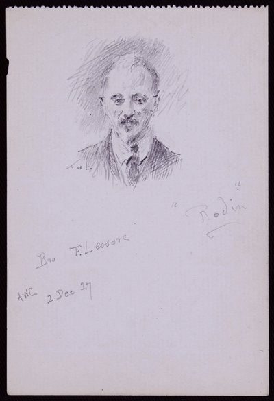 Portrait de Frederick Lessore - Francis Wilfred Lawson