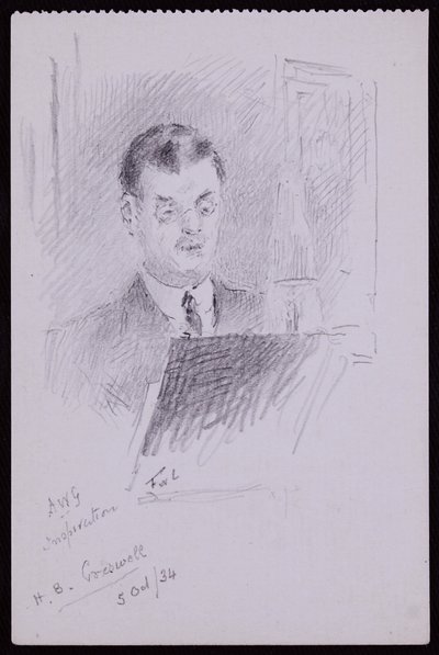 Portrait de HB Cresswell - Francis Wilfred Lawson