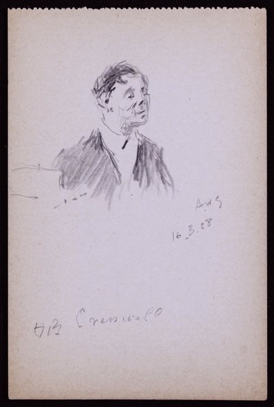 Portrait de HB Cresswell - Francis Wilfred Lawson