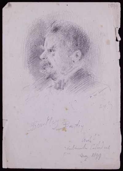 Portrait de JF Bentley - Francis Wilfred Lawson