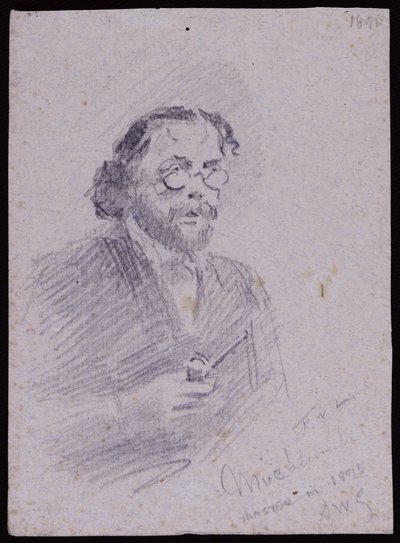 Portrait de JT Micklethwaite - Francis Wilfred Lawson
