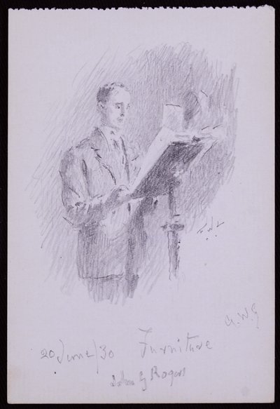 Portrait de John G Rogers - Francis Wilfred Lawson