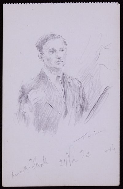 Portrait de Kenneth Clarke - Francis Wilfred Lawson