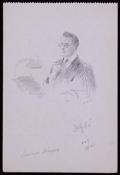 Portrait de Lawrence Binyon - Francis Wilfred Lawson