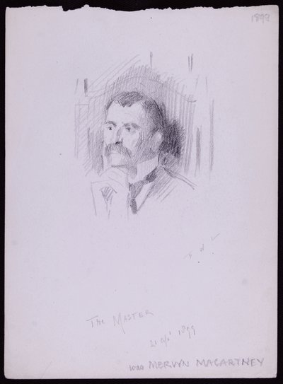 Portrait de Mervyn Macartney - Francis Wilfred Lawson