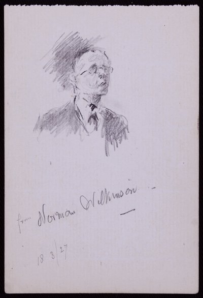 Portrait de Norman Wilkinson - Francis Wilfred Lawson