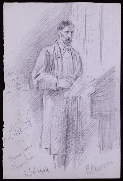 Portrait de Philip Norman - Francis Wilfred Lawson
