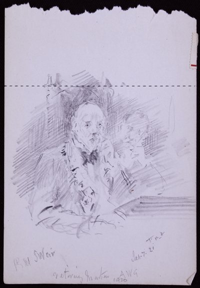 Portrait de RW Schultz Weir - Francis Wilfred Lawson