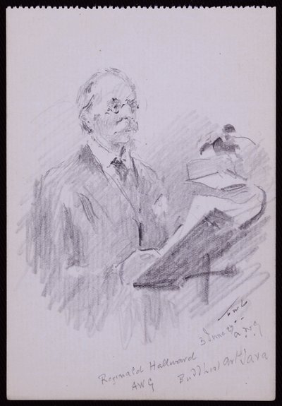 Portrait de Reginald Hallward - Francis Wilfred Lawson