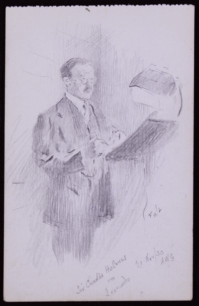 Portrait de Sir Charles Holmes - Francis Wilfred Lawson
